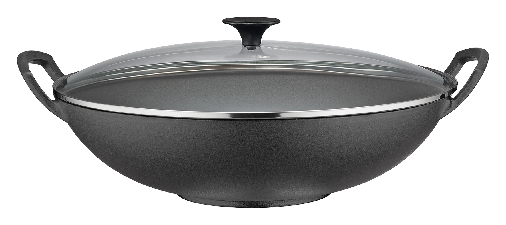 Wok Gusseisen Glasdeckel ø35cm