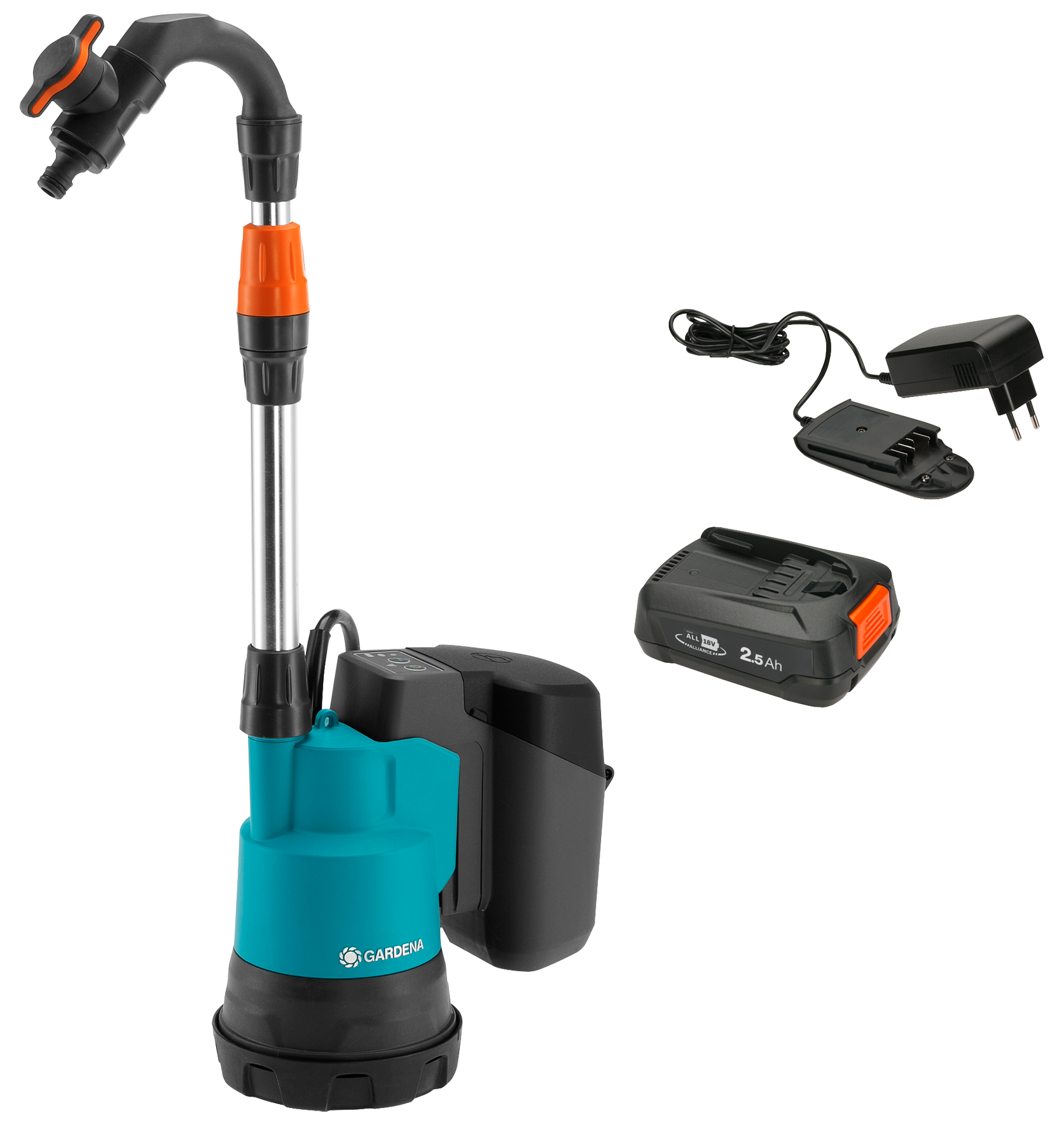 Akku-Regenfassp 2000/2 18V P4A