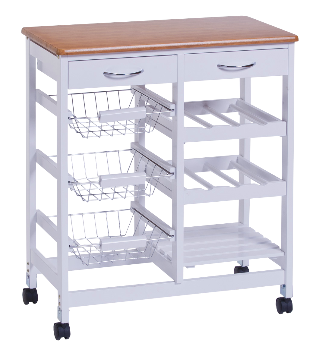 Küchenrollwagen 66x36x76cm
