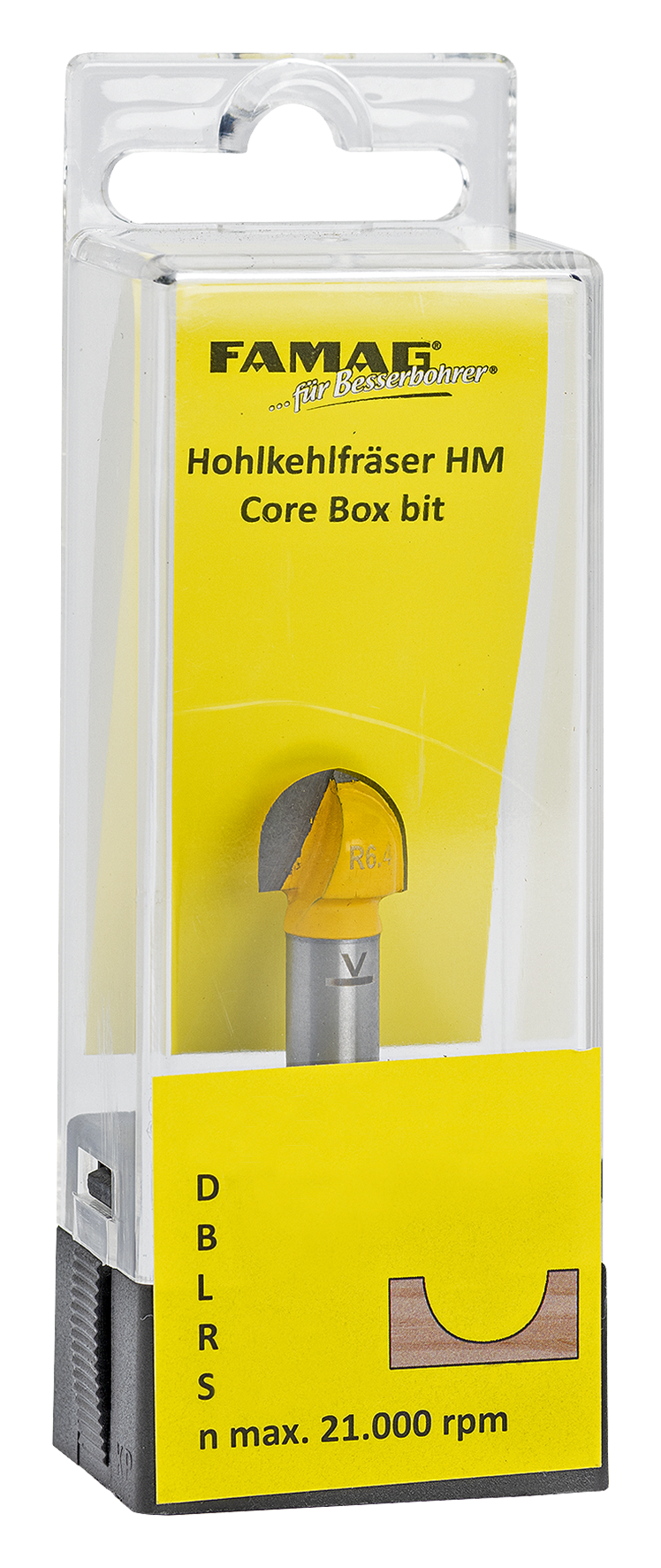 Hohlkehlf ø20 L16 S8 R 10