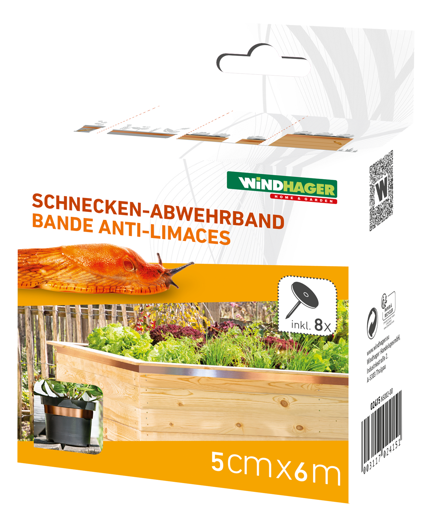 Schneckenabwehrband 0.5x6 m