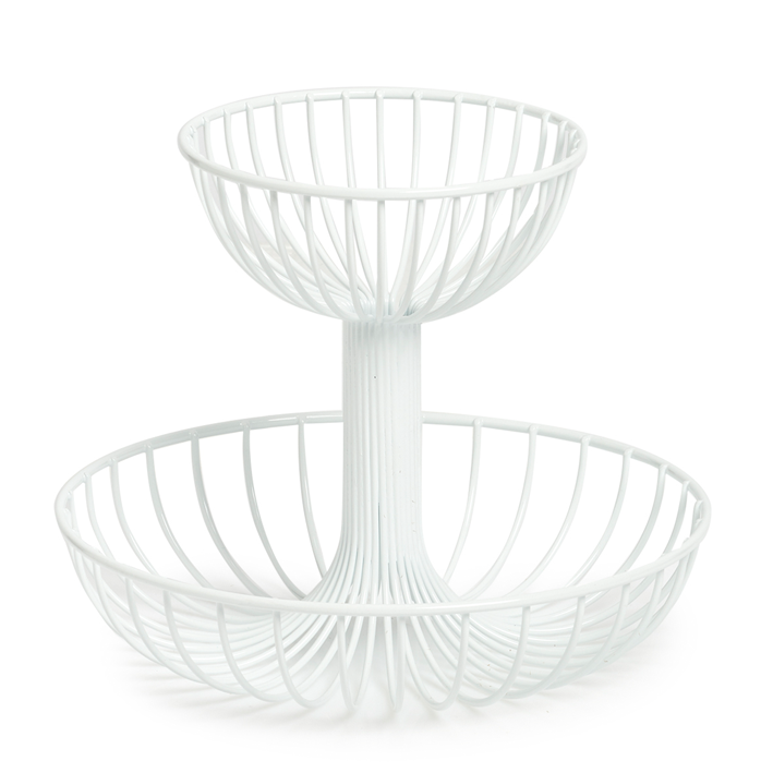 Fruchtetagère weiss ø29x23.5cm