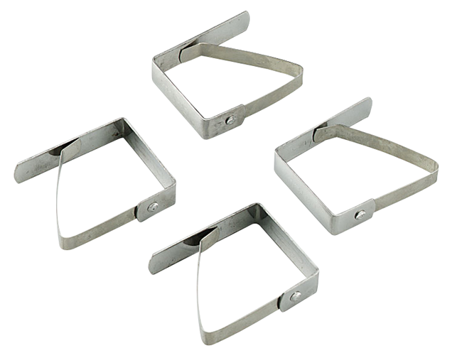 Tischtuchklammer Inox 4St