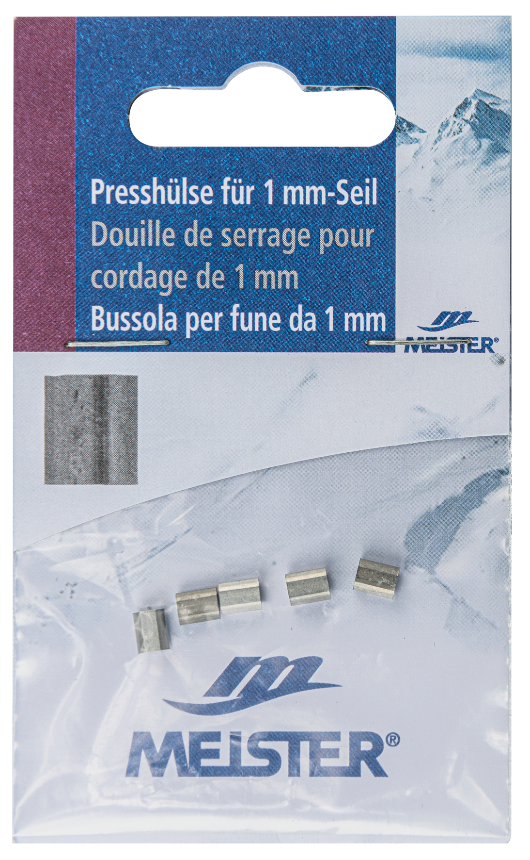 Presshülse Aluminium 4mm