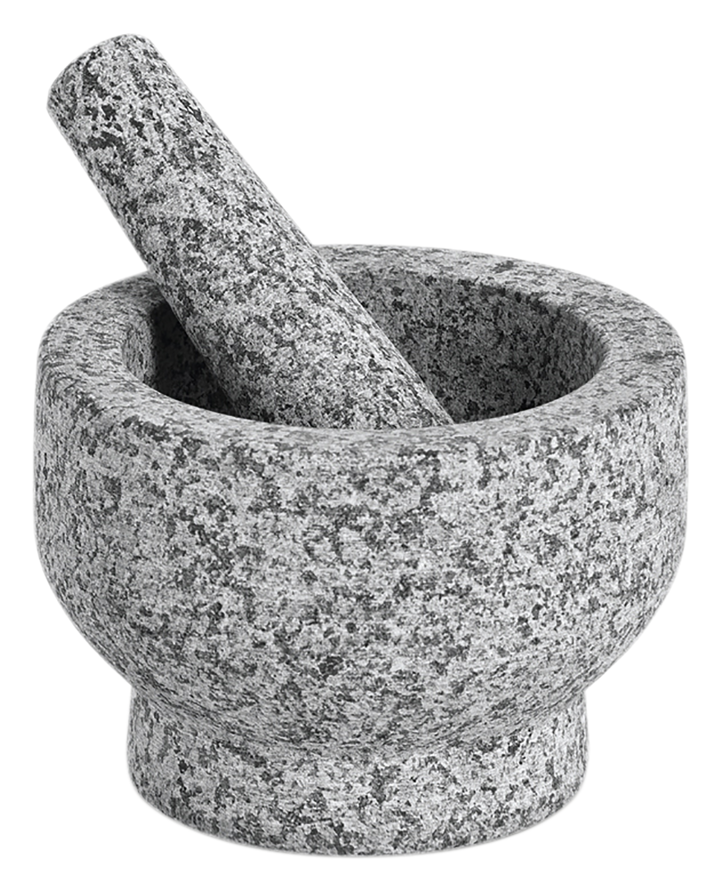 Mörser mit Stössel grau 14x10