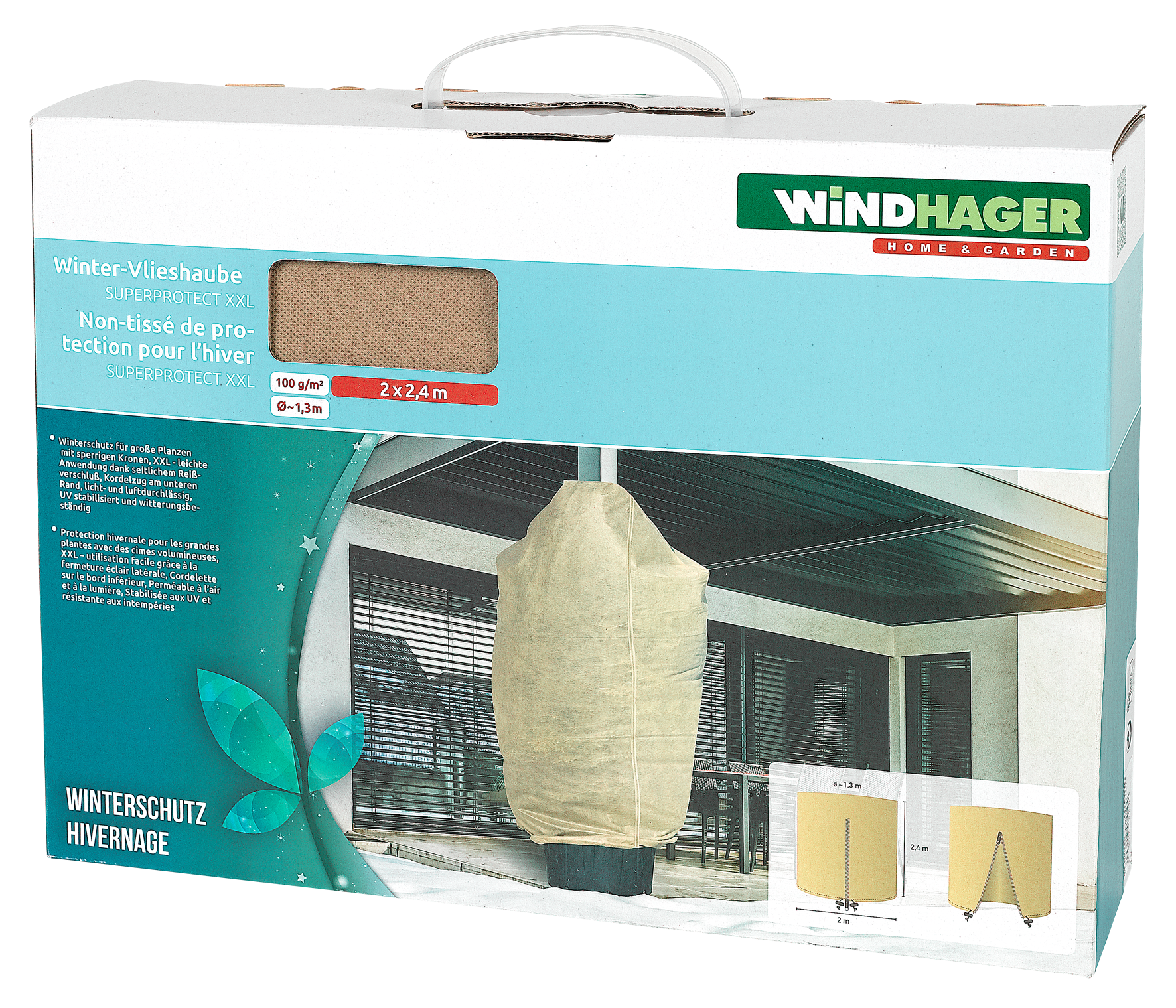 Winter-Vlieshaube S 2.0x2.4m