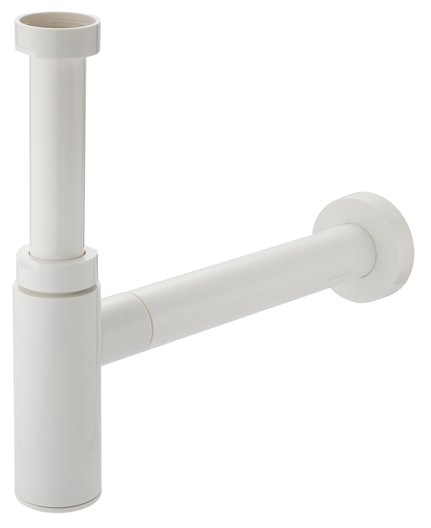 Siphon weiss 1 1/4"x40mm