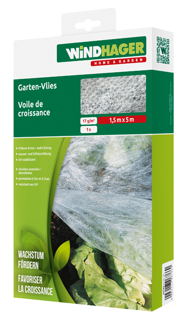 Garten-Vlies 5x1.5m 17 g/m2