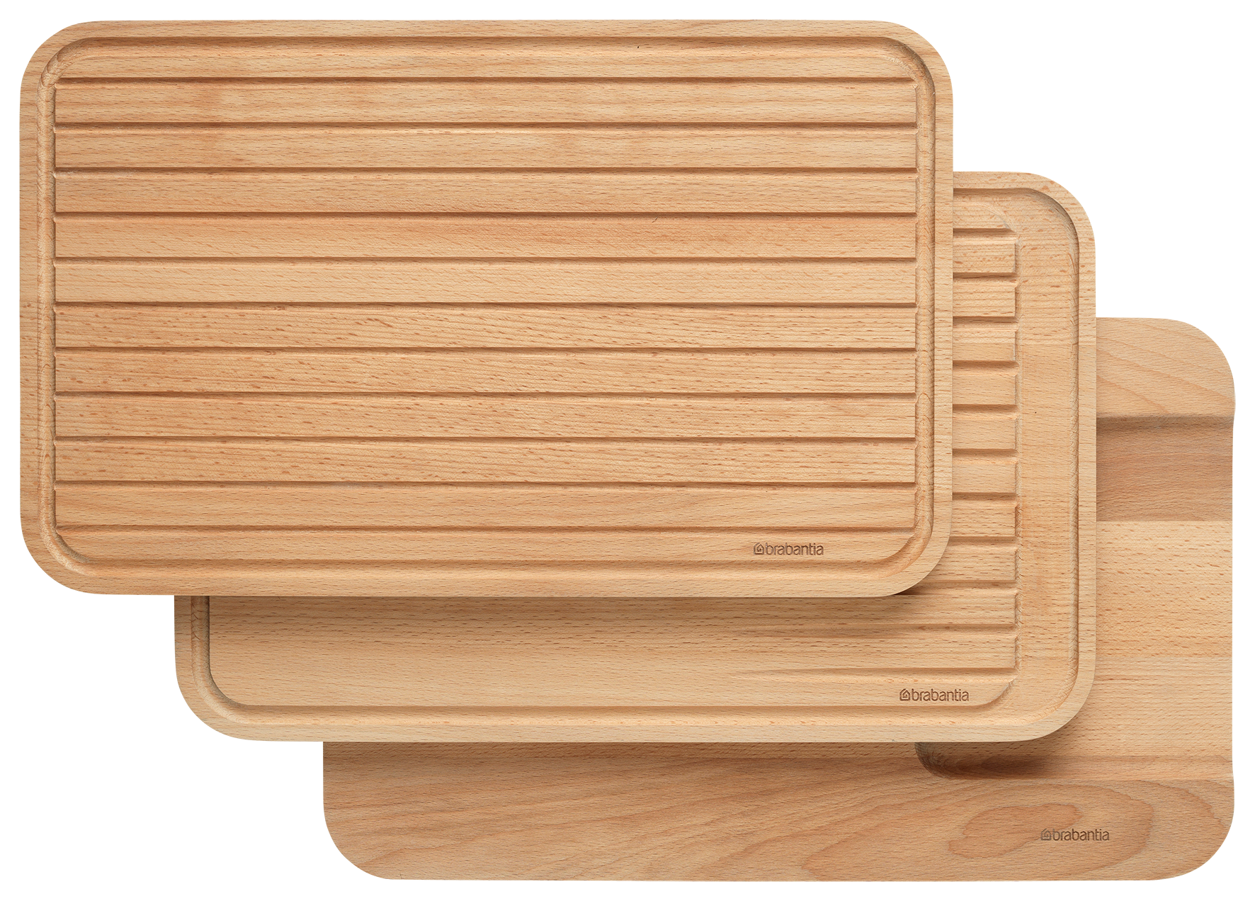 Schneidbrett Profile Holz 3tlg