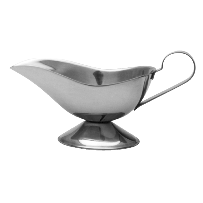 Saucière auf Fuss Inox 3dl