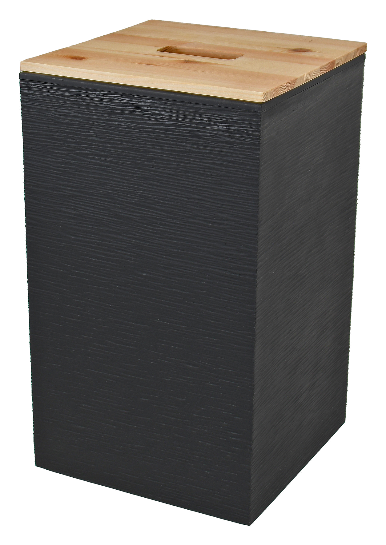 Pellets Behälter schwarz 36l