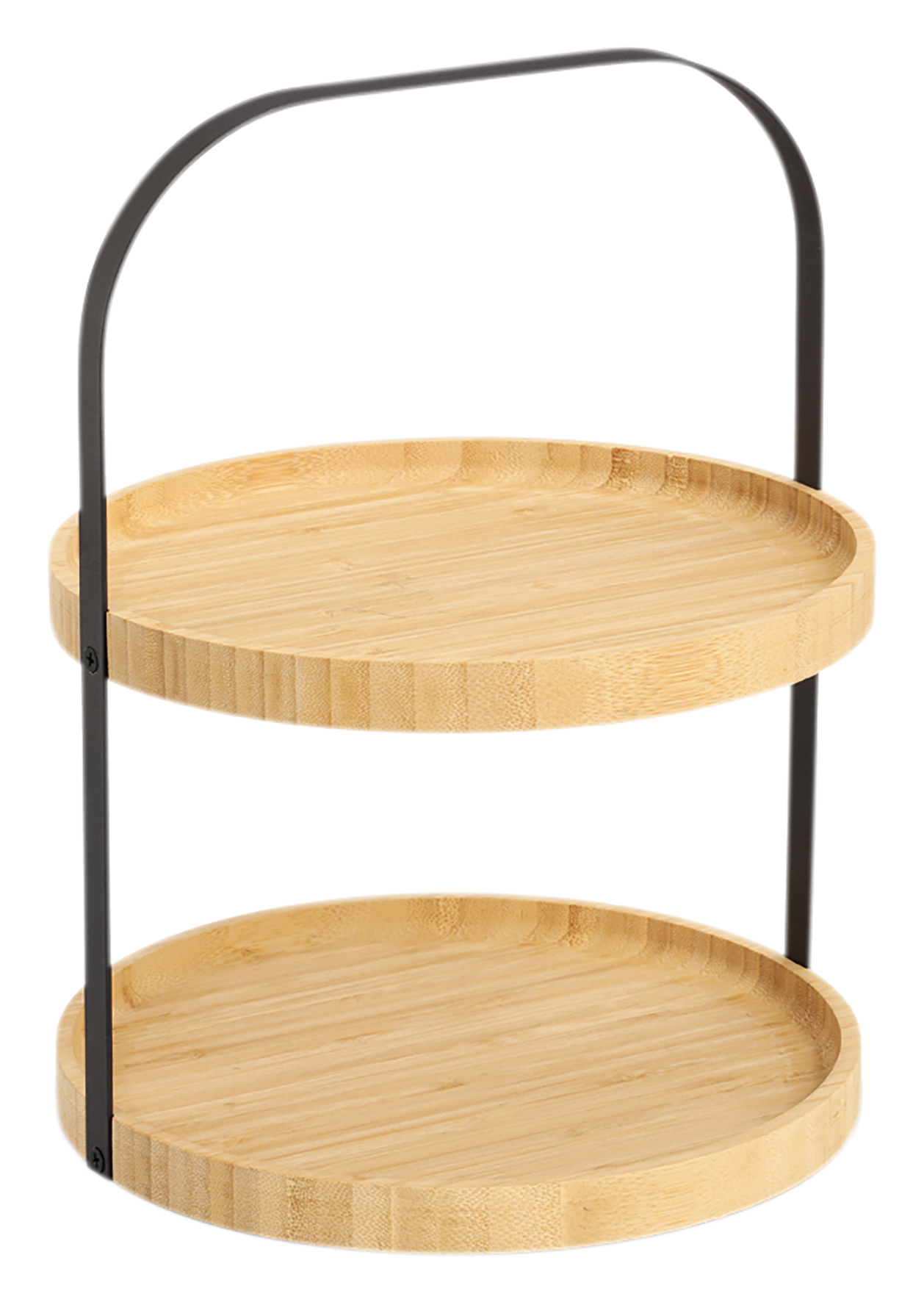 Etagere Bambus schwarz 25x33