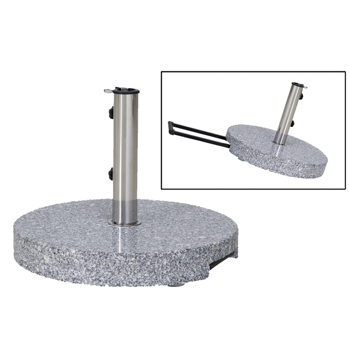 Granitsockel mit Trolley 40 kg