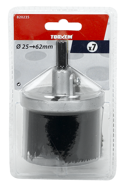 Lochsäge 25-63 mm 7-teilig