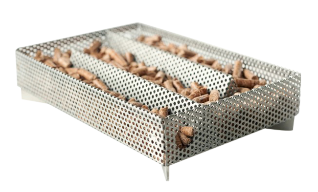 Pellet Smoker 20.5x14x5 silber