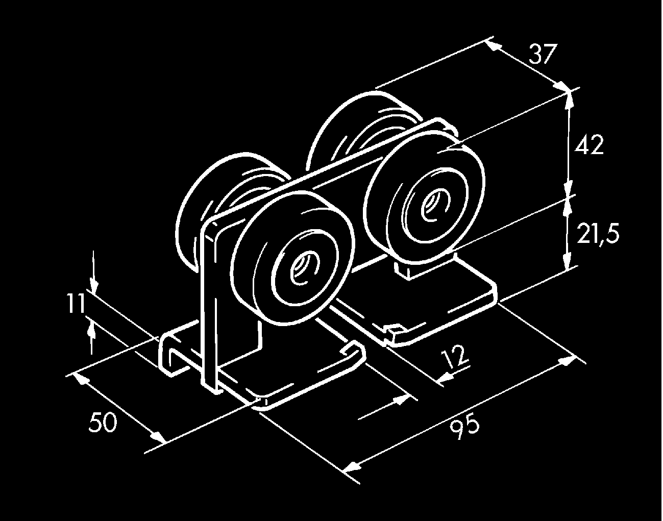 Laufwagen Porta 600 GN