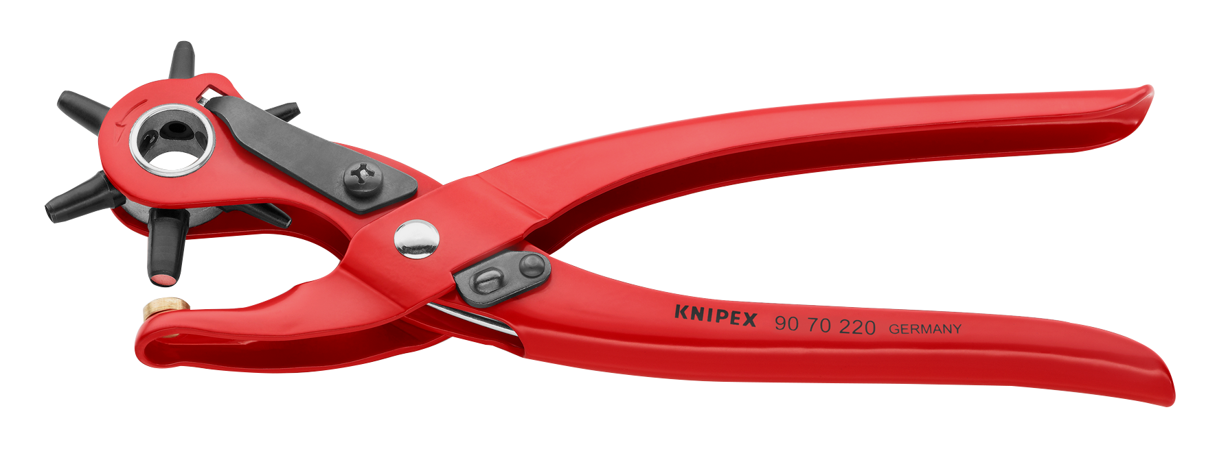 Revolverlochzange rot