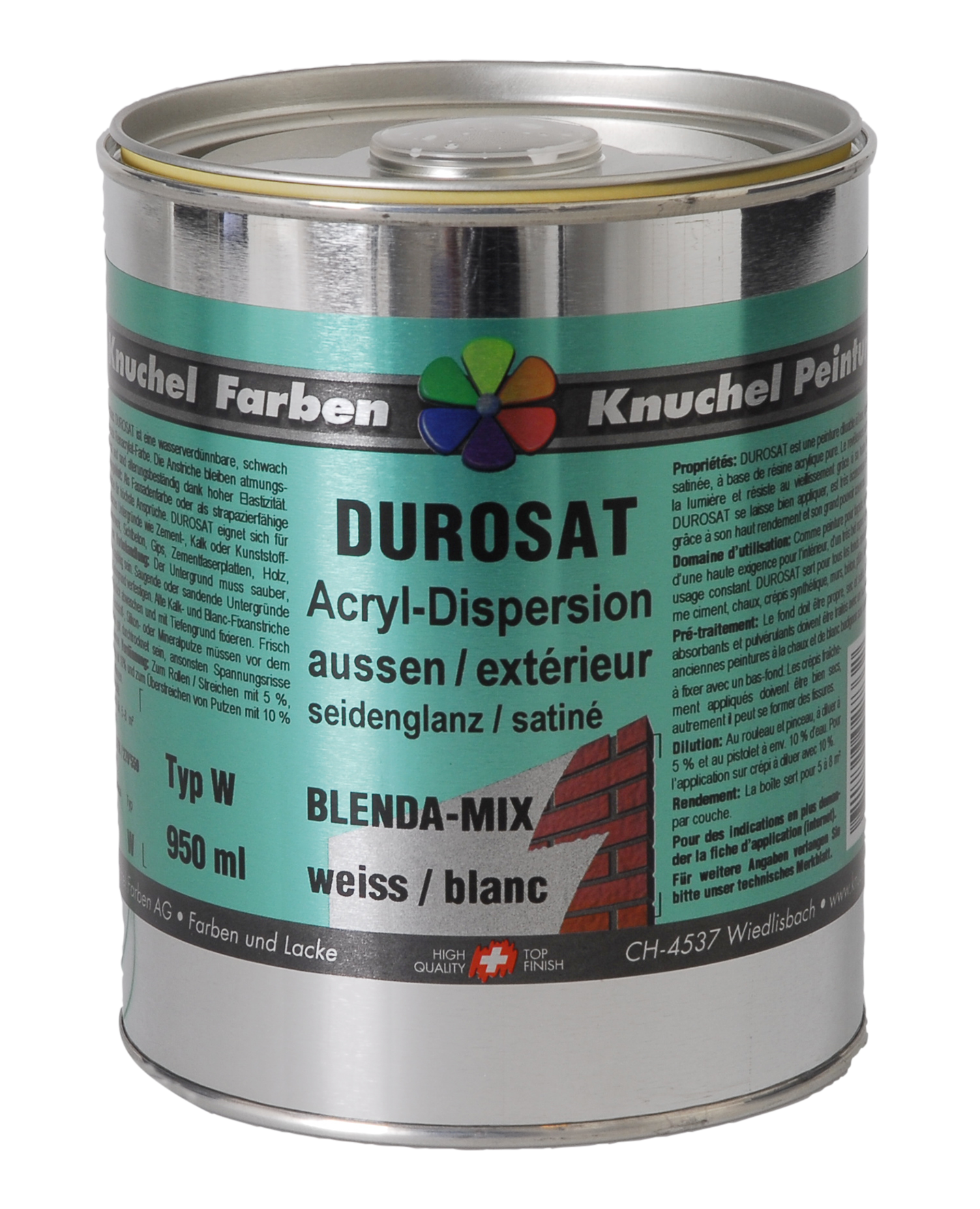 Durosat-Mix 1 l weiss