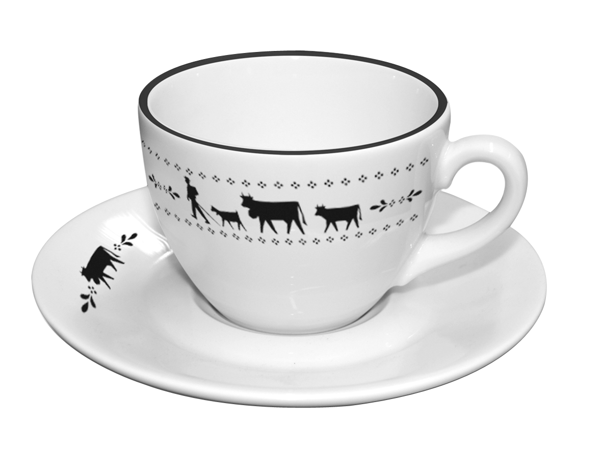 Kaffeetasse m. Unt. Alpaufzug