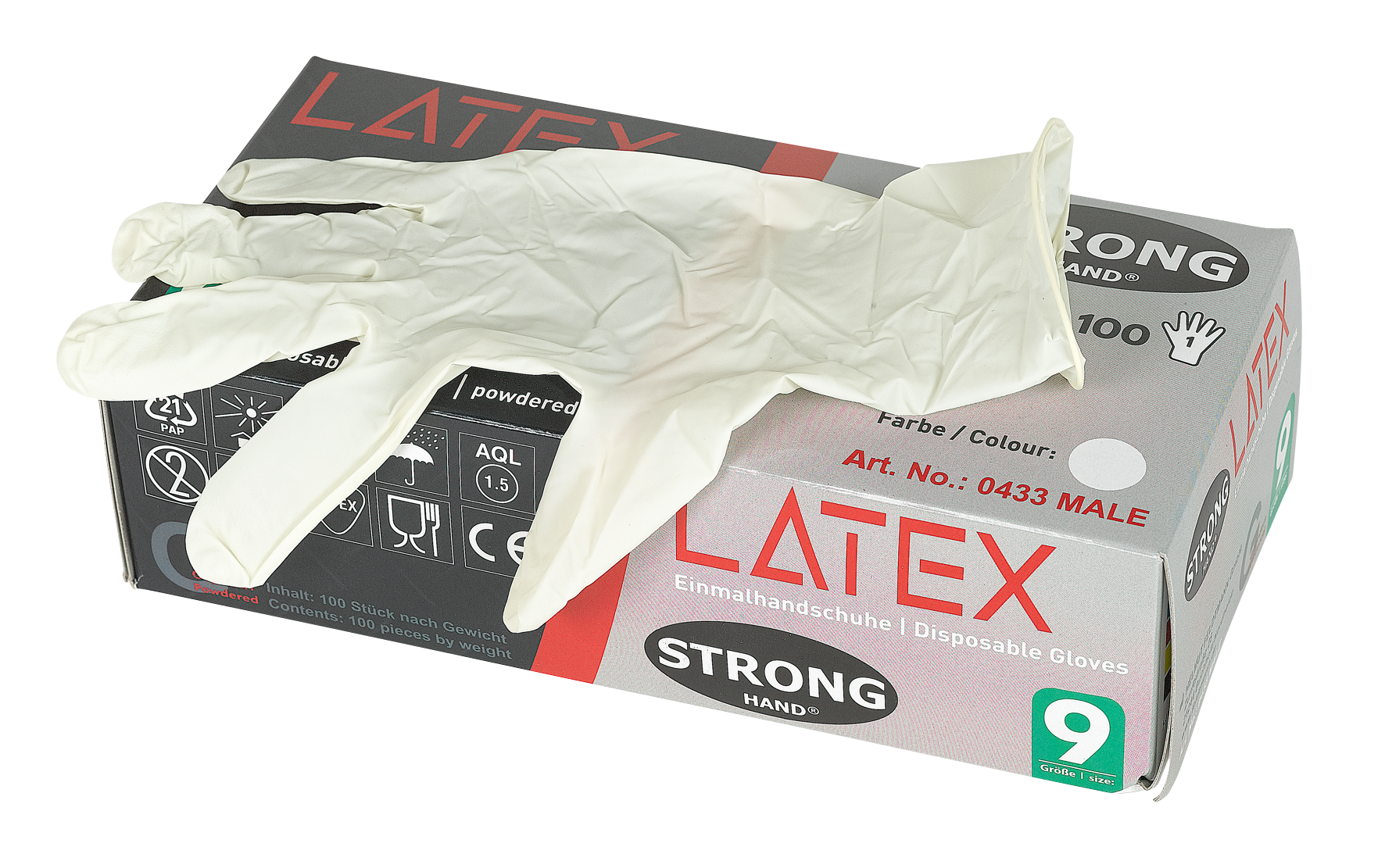 Einweghandschuhe Male 9
