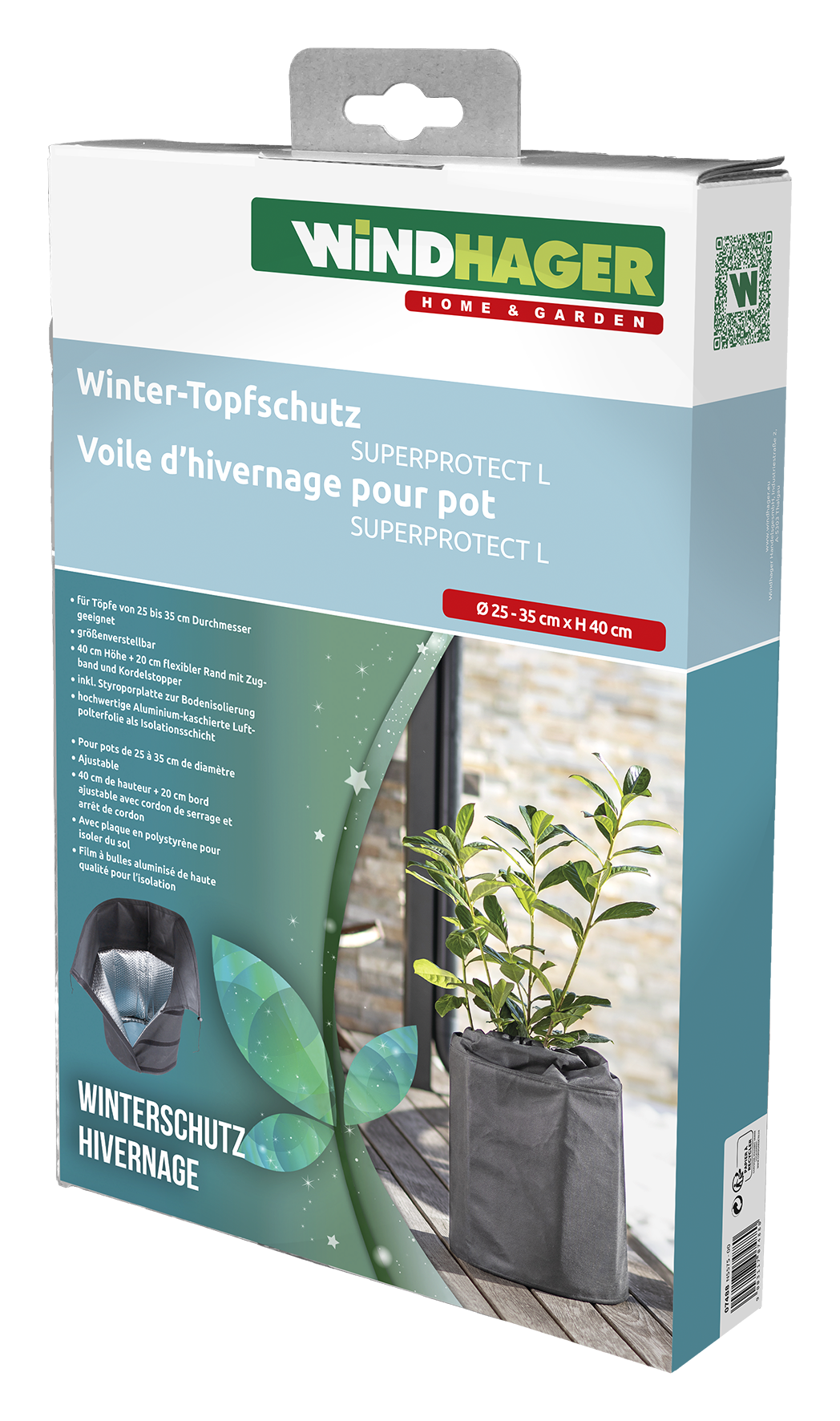 Winter Thermo-Topfschutz ø35cm