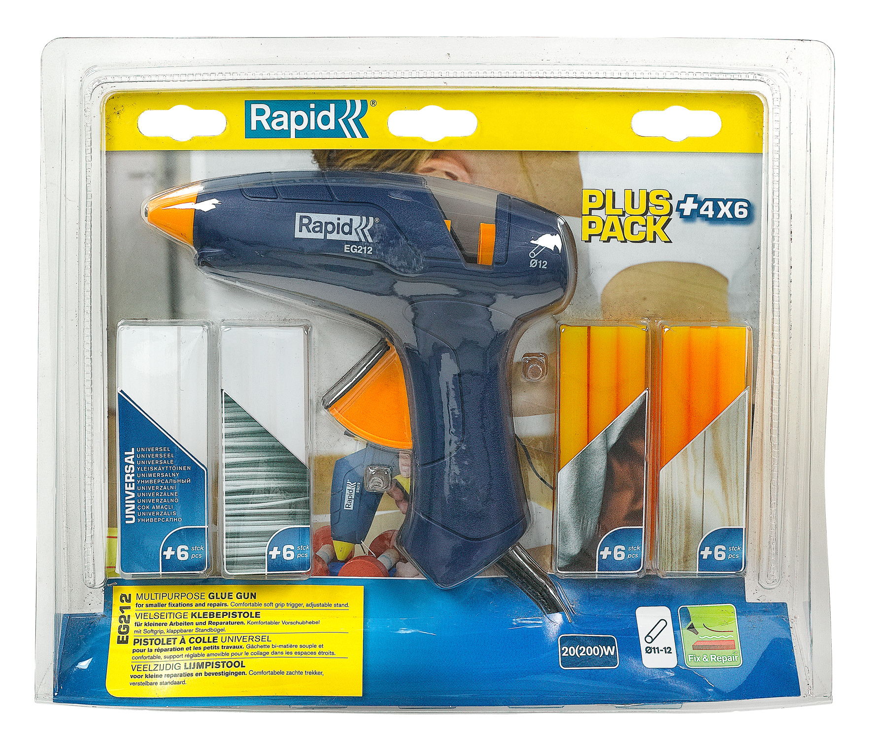 Klebepistole EG212 m/4 Klebern