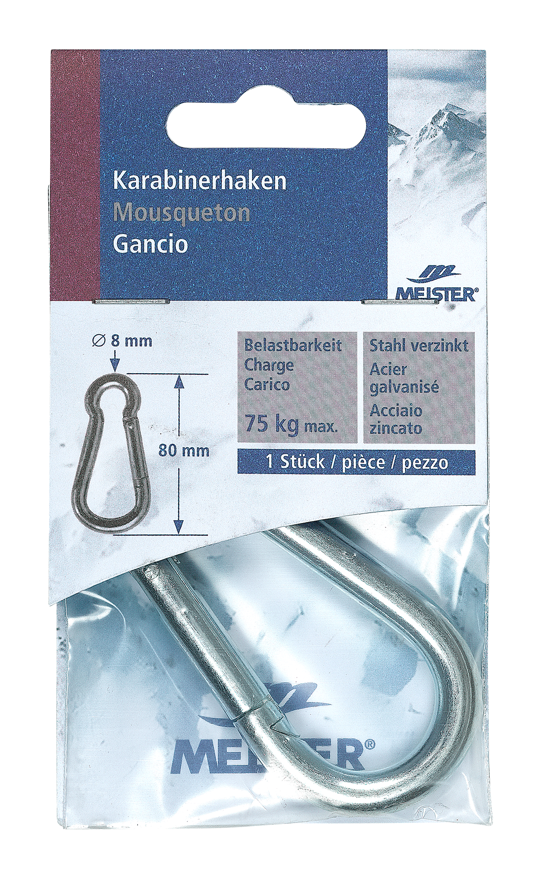 Feuerwehrhaken ø7mm 56mm