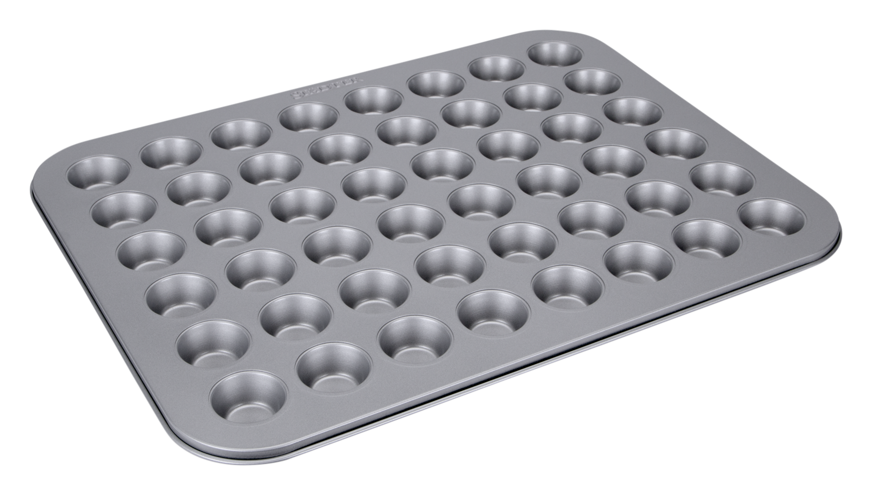 Muffinblech Mini 40x3cm silber