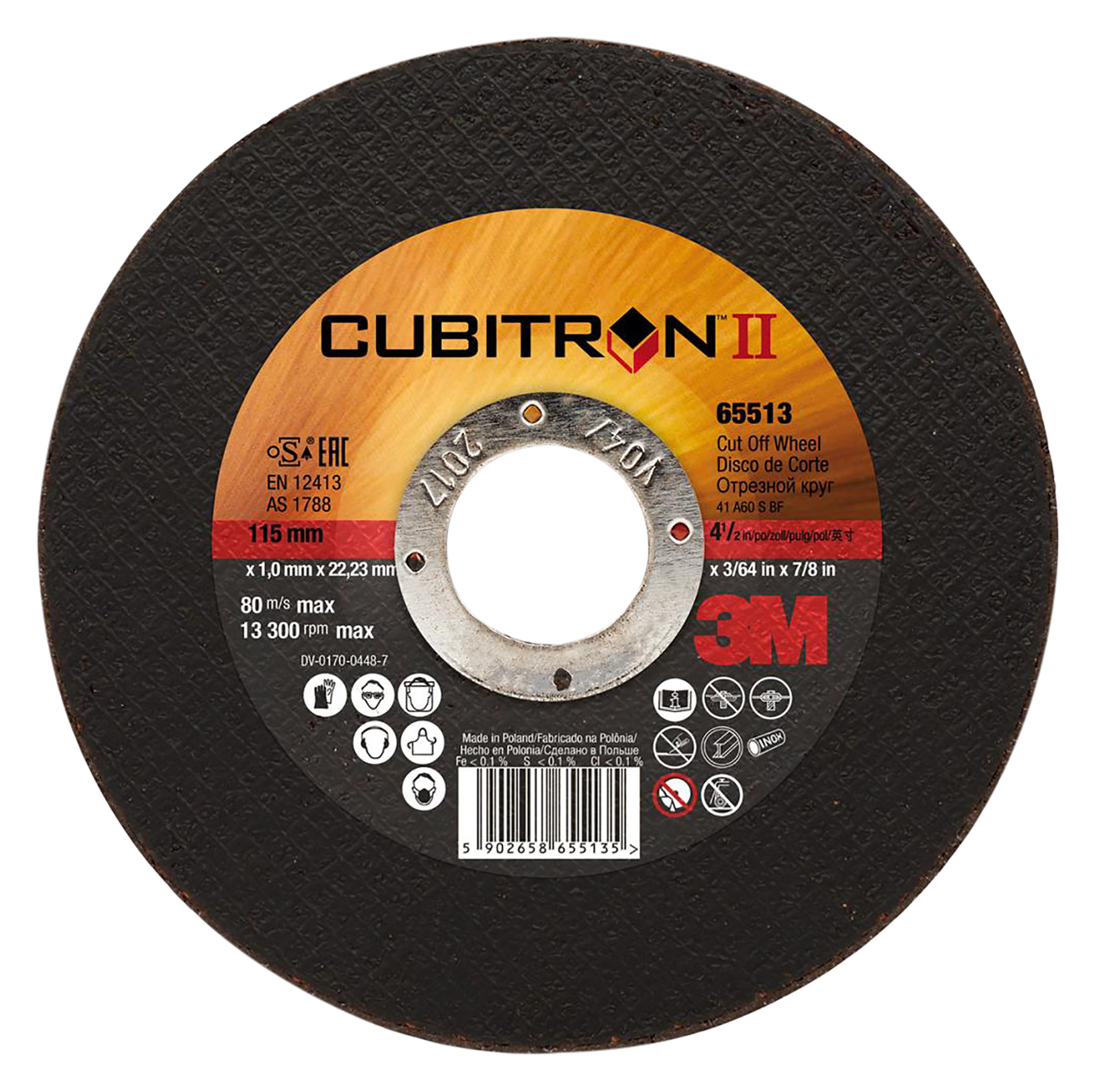 Trennscheibe Inox 115x1 mm ge.