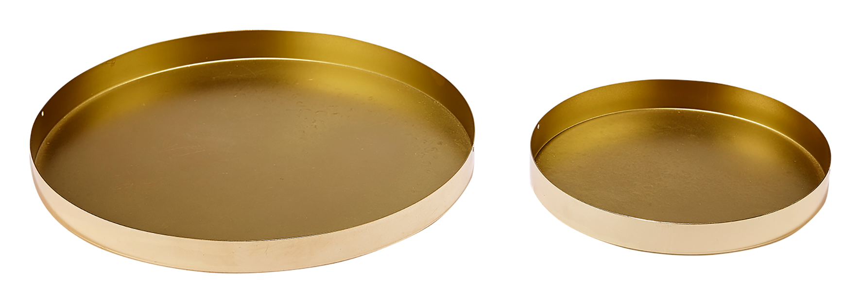 Serviert. 2er Set gold ø30/20