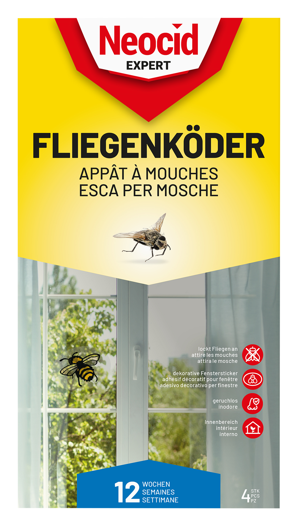 Fliegenköder Deko 4St.