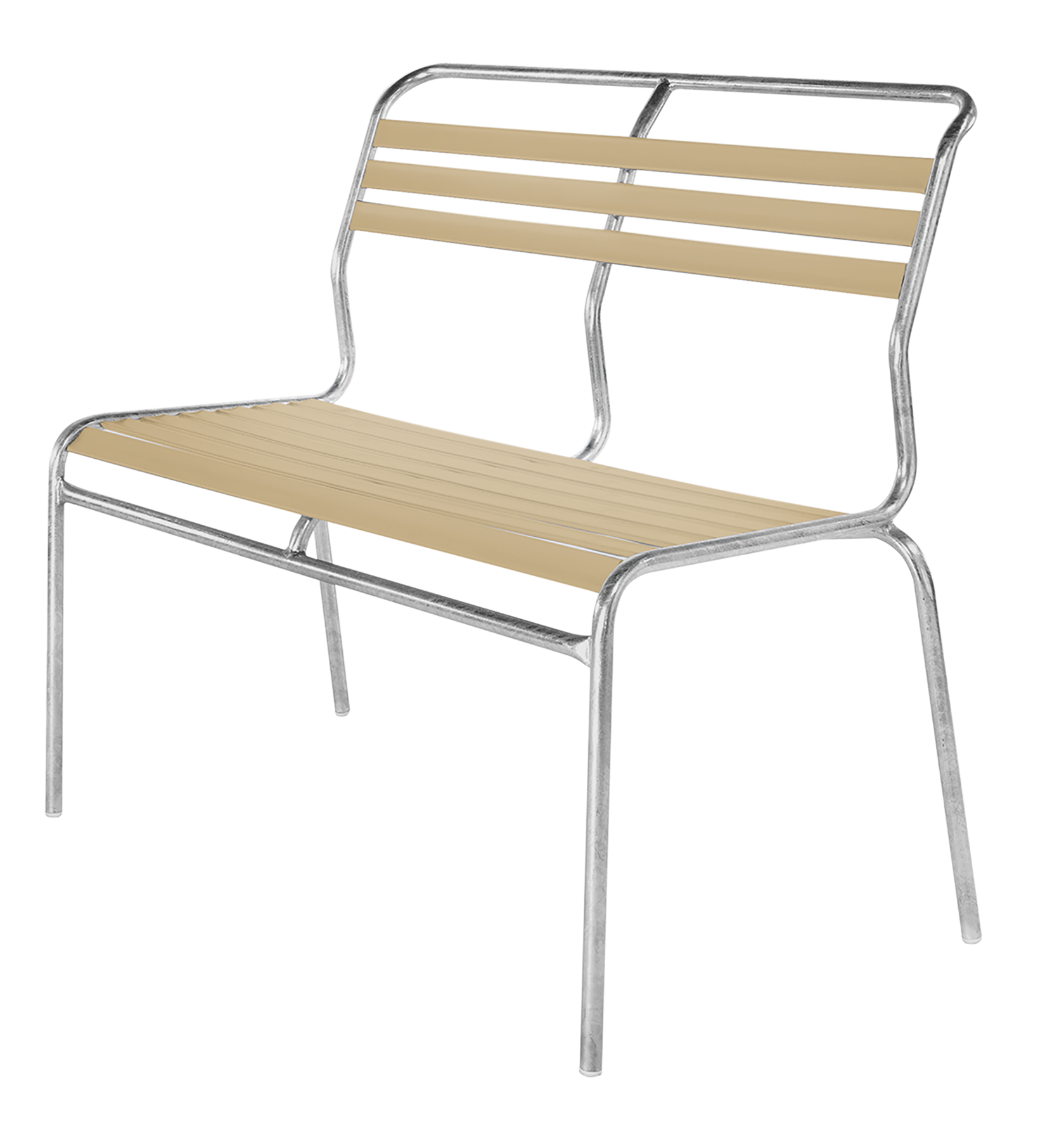 Bank Lätli o.Arml. 2er p.br.