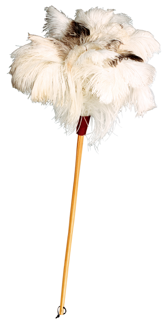 Straussenwedel weiss 70cm