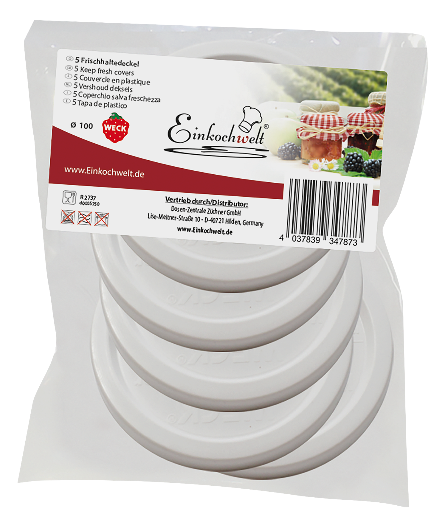 Frischhaltedeckel 5St. ø100mm