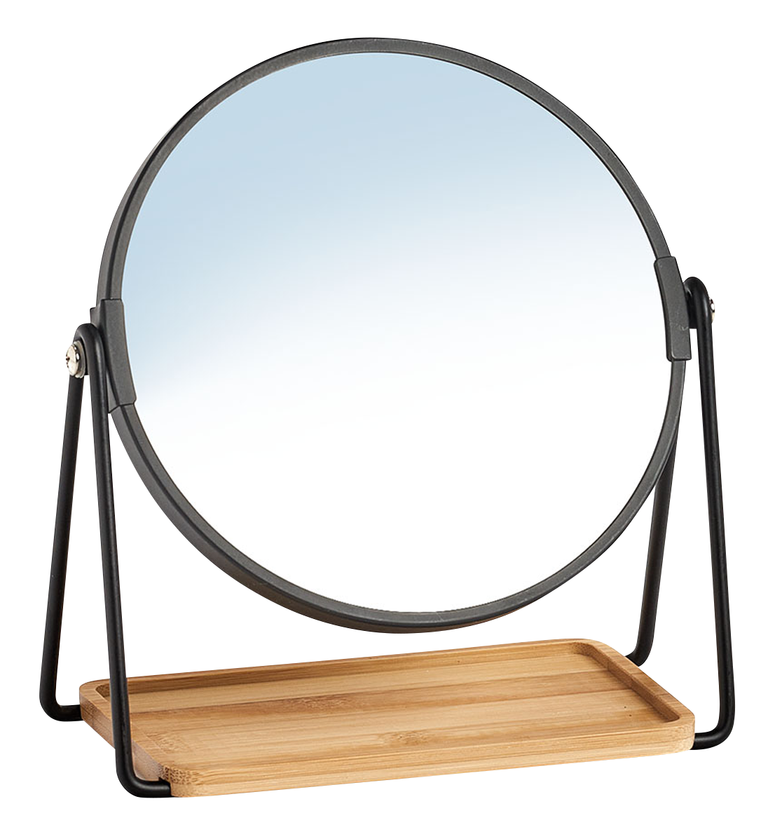 Kosmetikspiegel Bamboo schwarz
