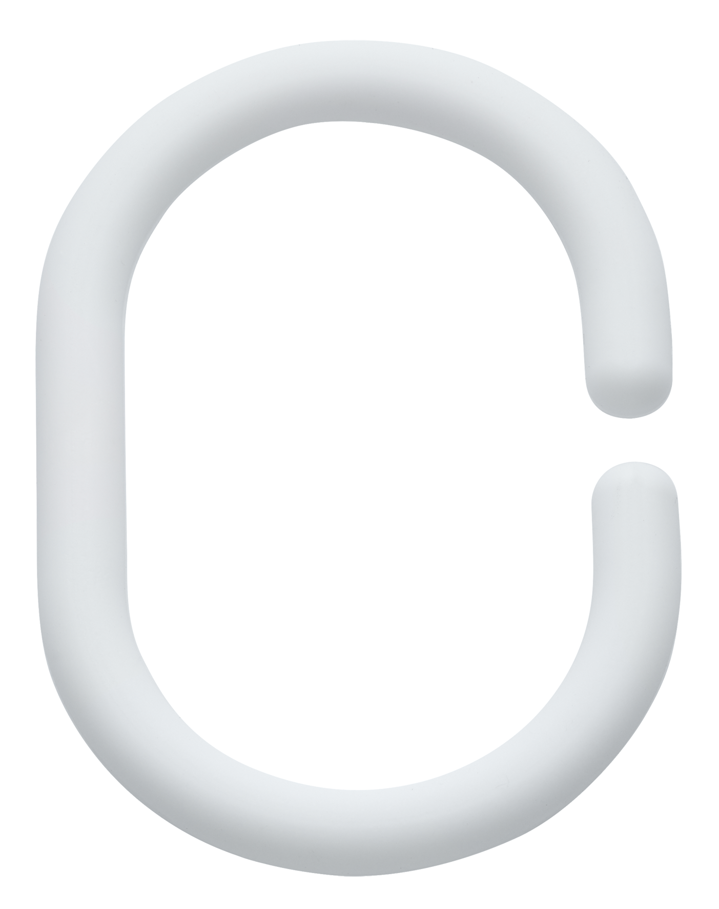 Duschvorhangringe weiss 12St