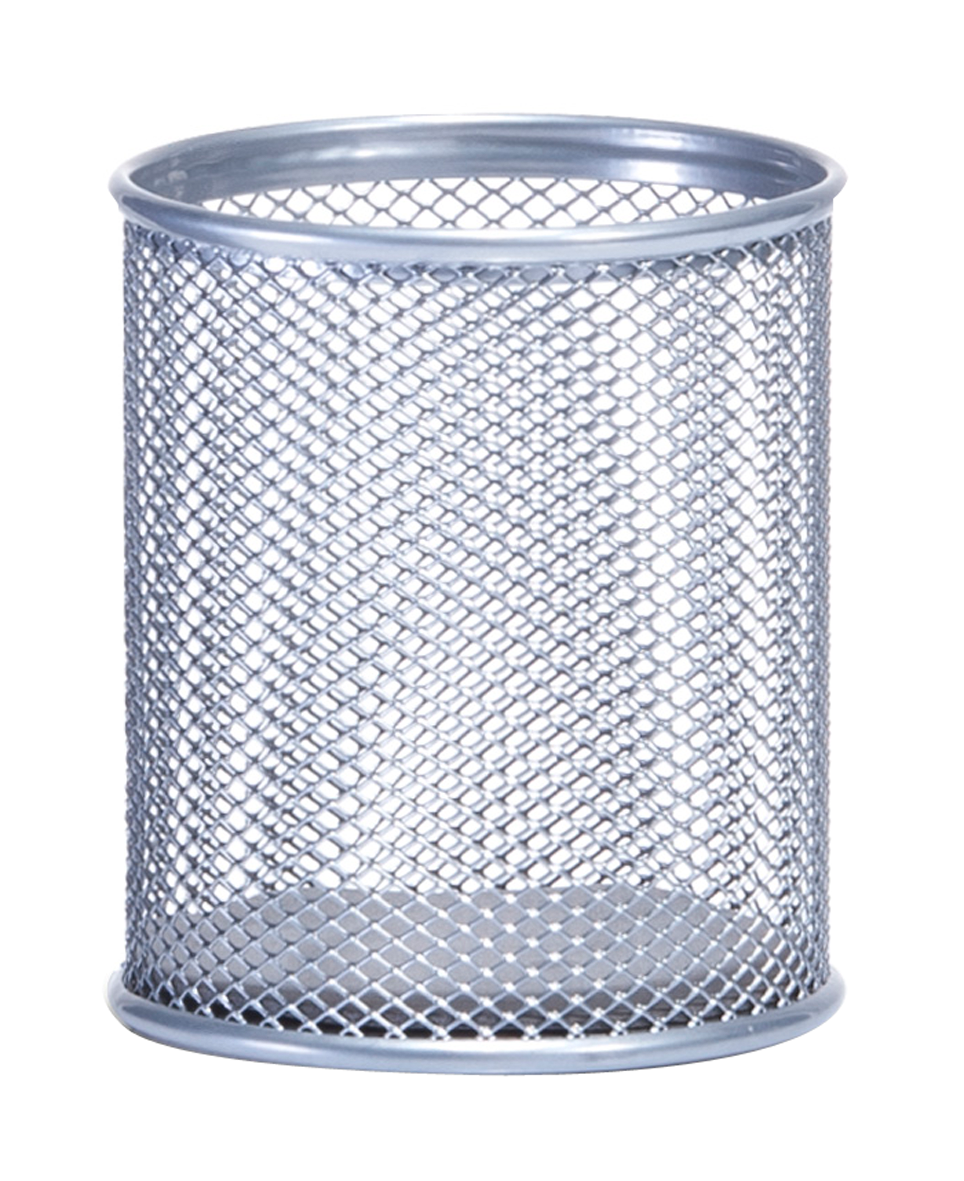 Bleistiftbecher Mesh silber