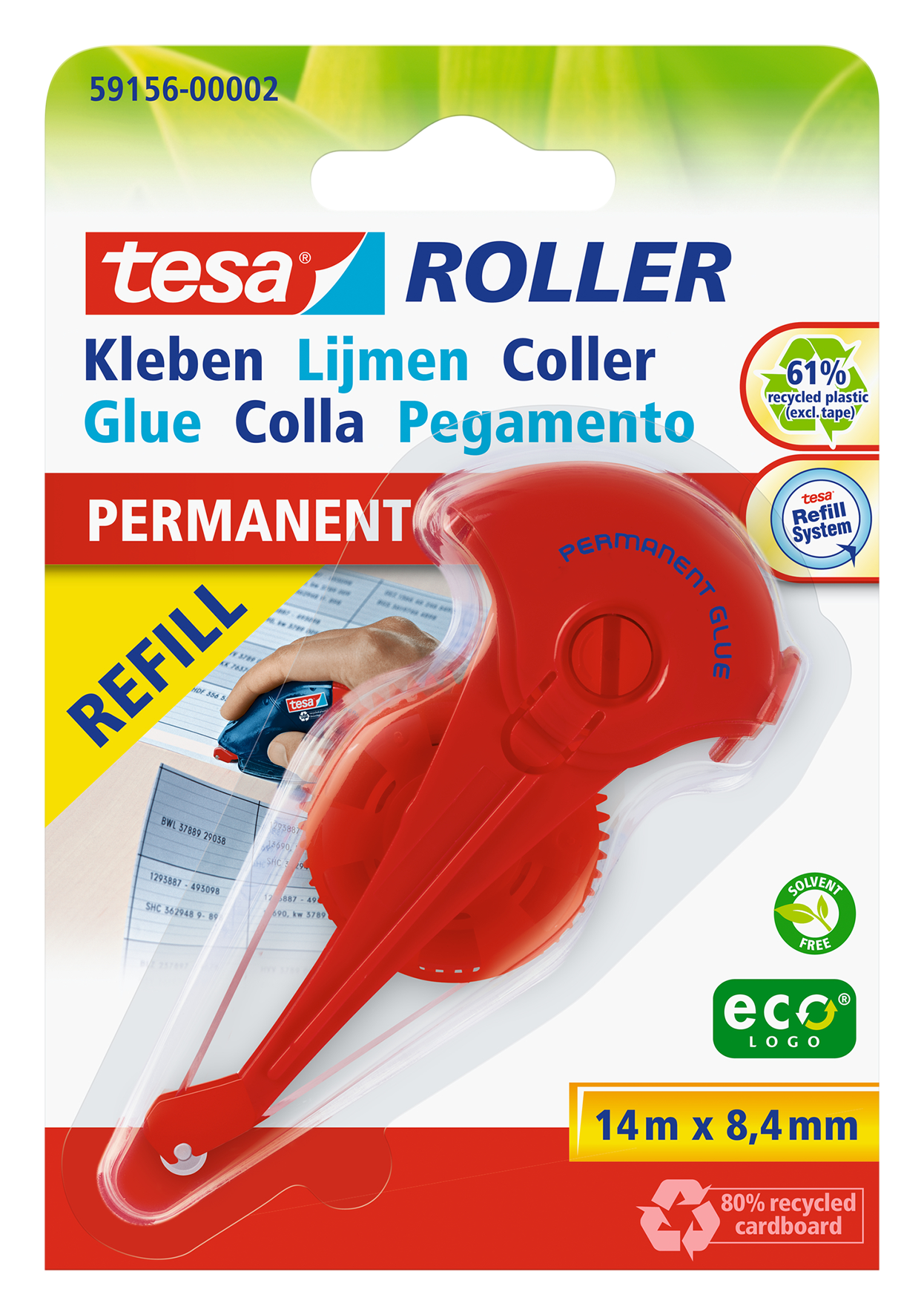 Nachfüllkas. Permanent 14:8.4