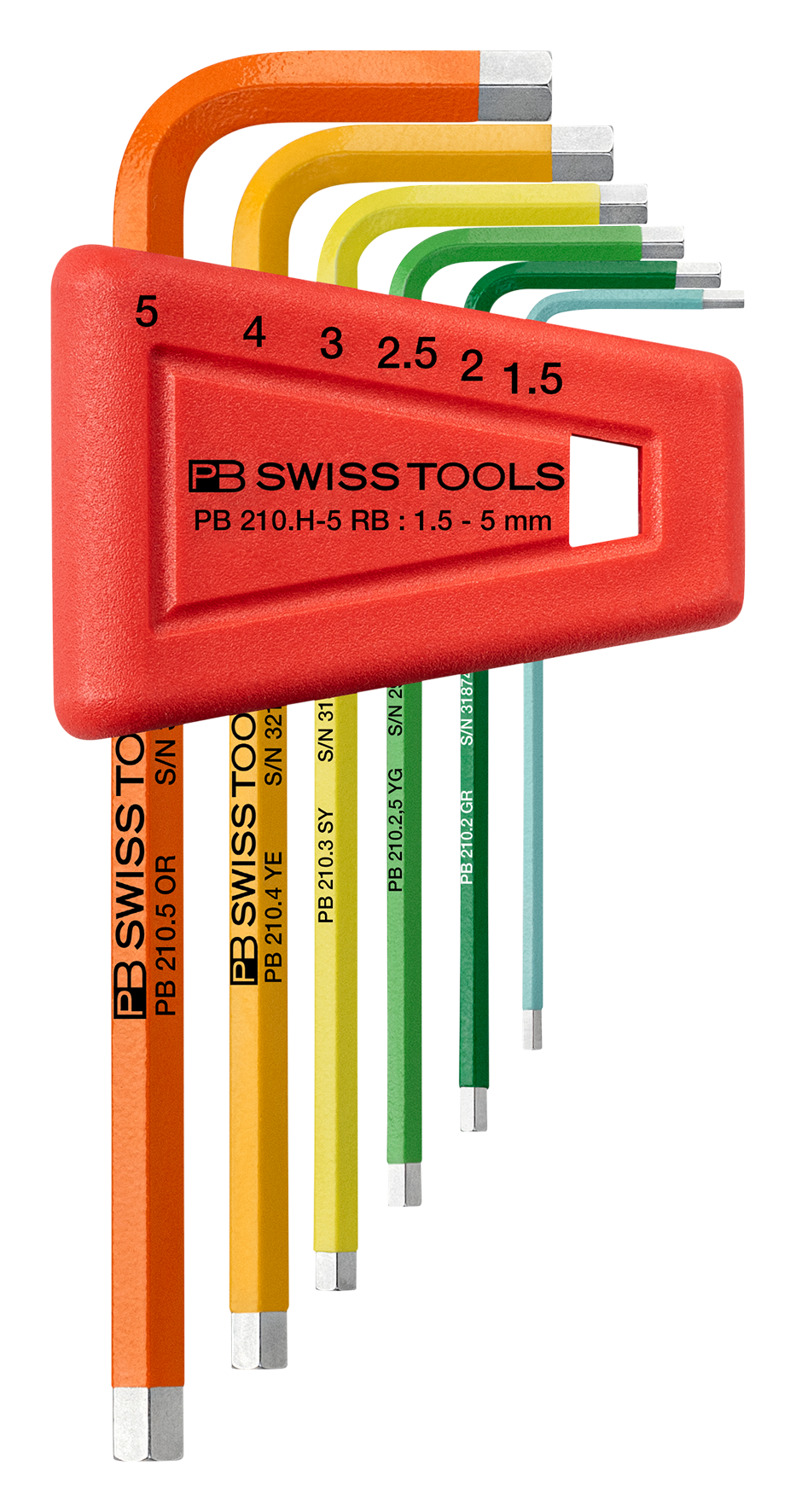 Winkelschr. Set PB 210.H-5 RB