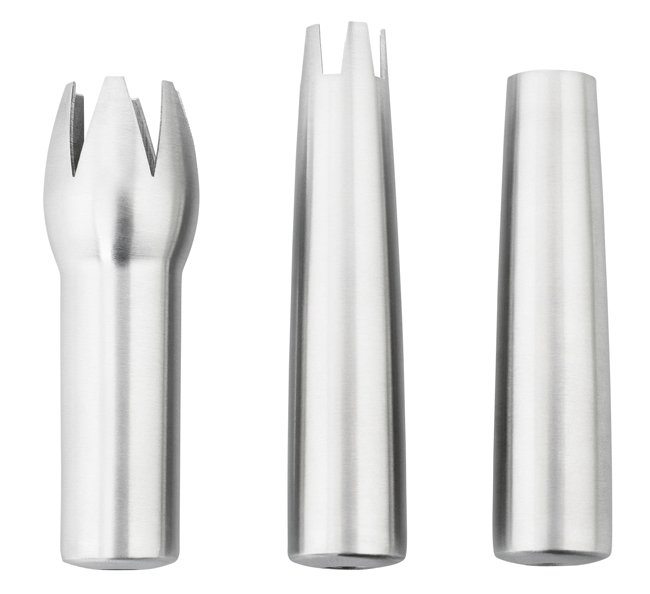 Tüllen Set Inox 3Stück