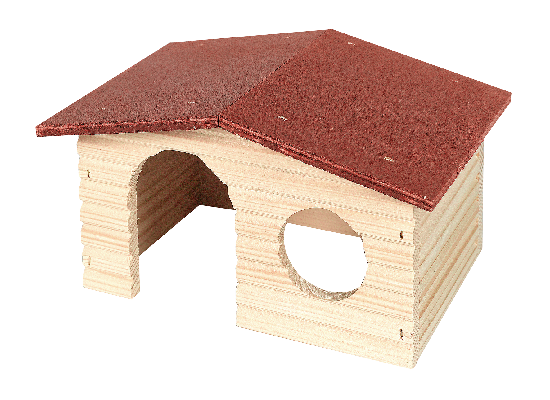 Hamster Blockhaus massiv