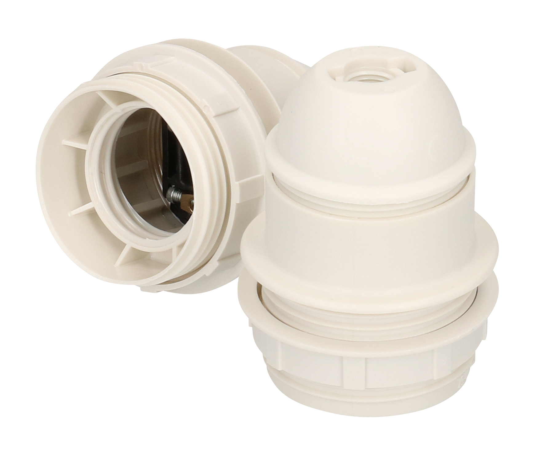 Lampenfassung weiss M10x1