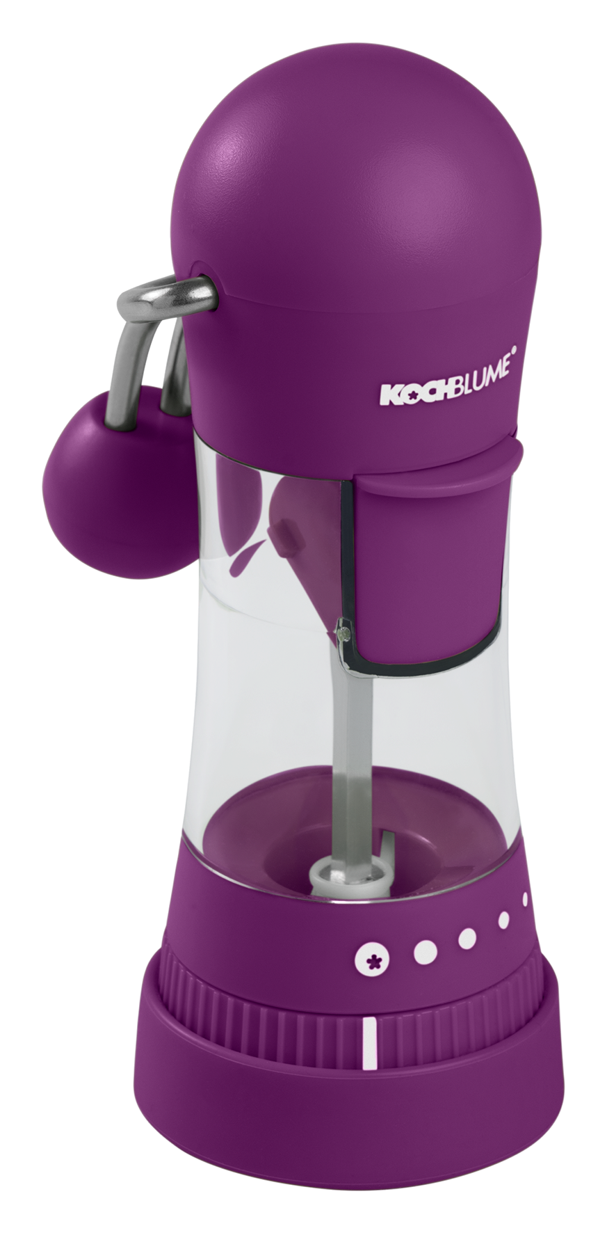 Gewürzmühle m.Fuss 6x8.5 lila