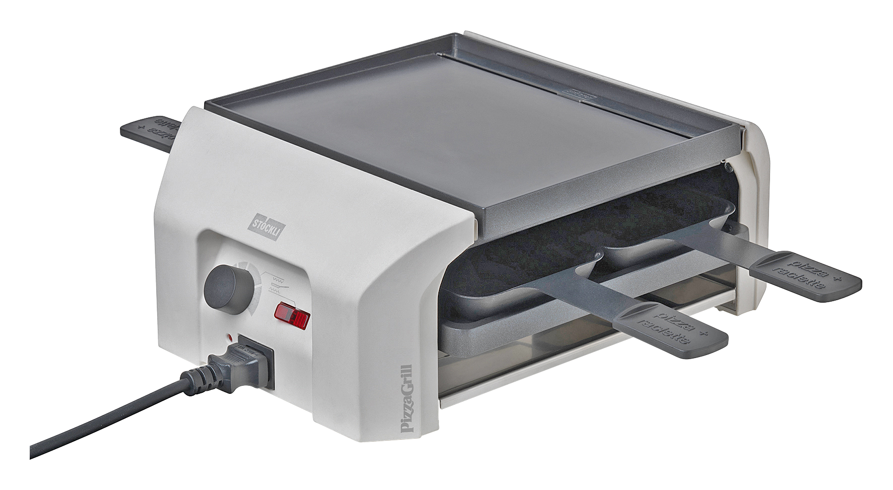 Pizzagrill four 4 Basis weiss