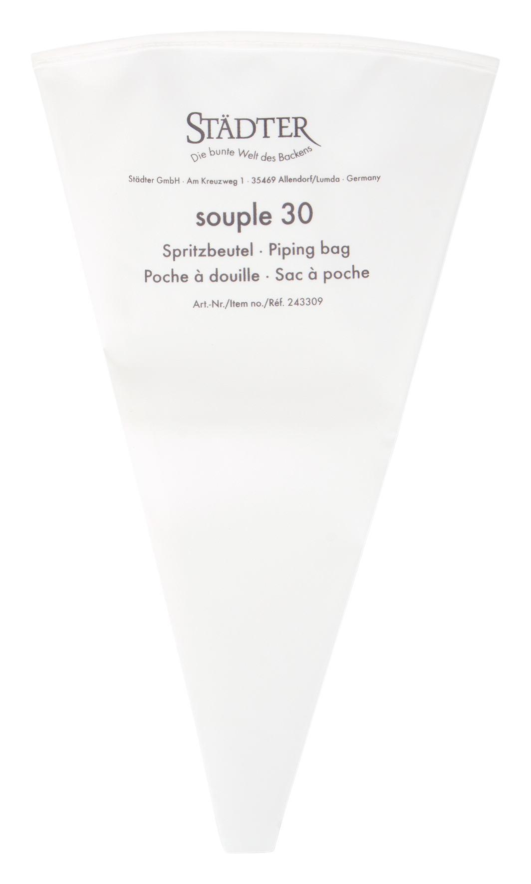 Spritzbeutel Profi 30 cm weiss