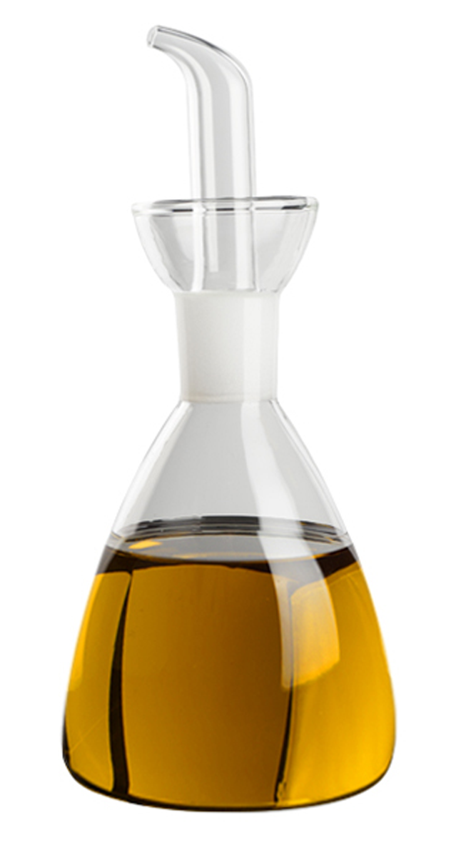 Ölflasche Glas konisch 500ml