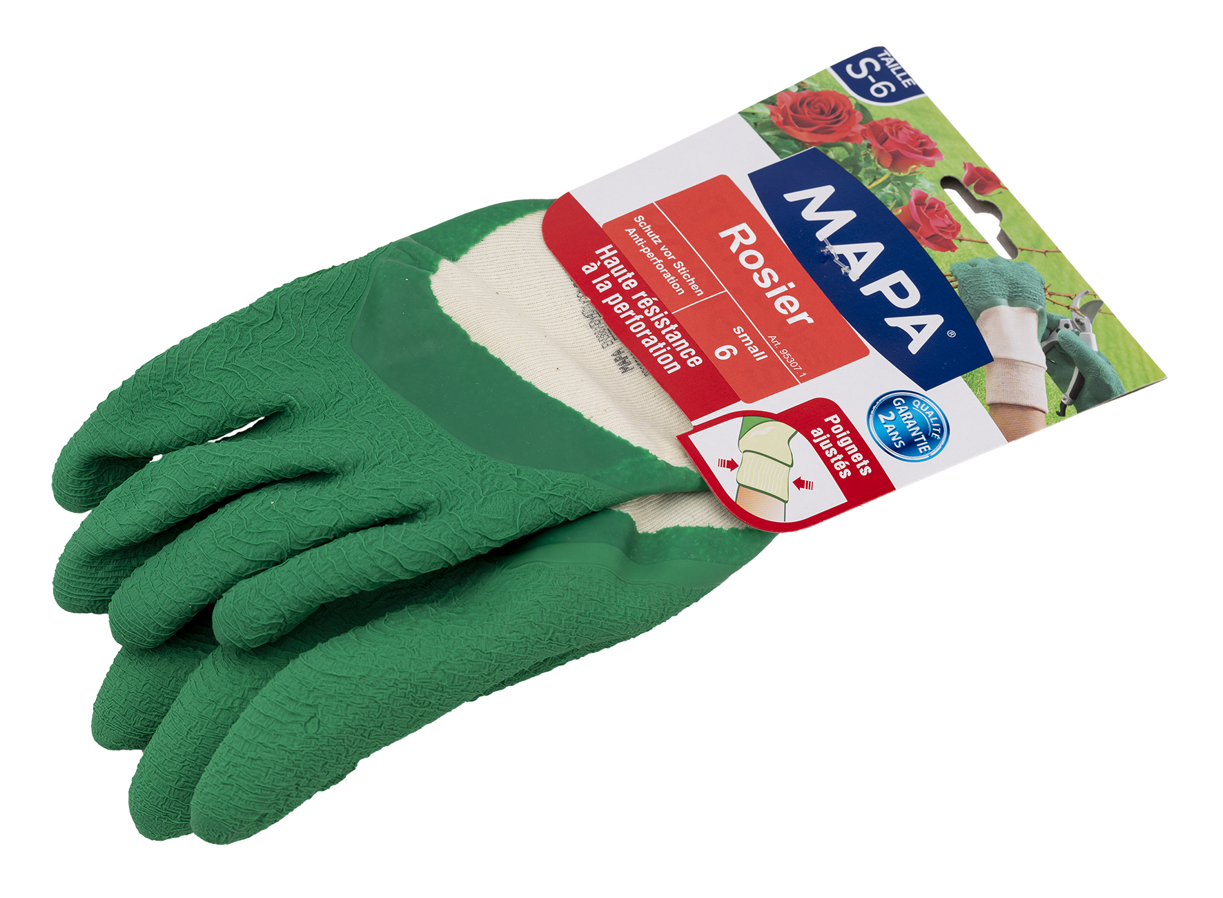 Gartenhandschuhe Rosier Gr.6