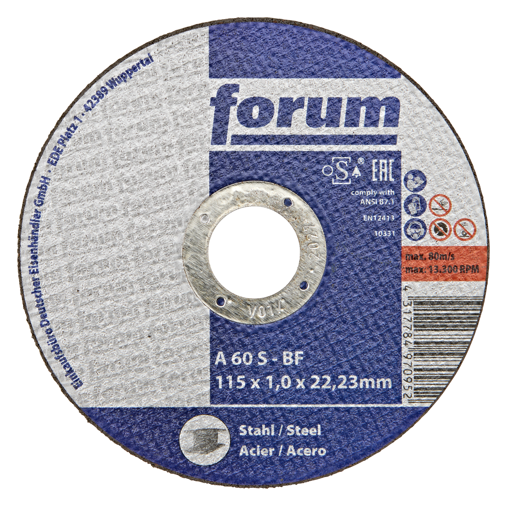 Trenns. Stahl 115x1 T41