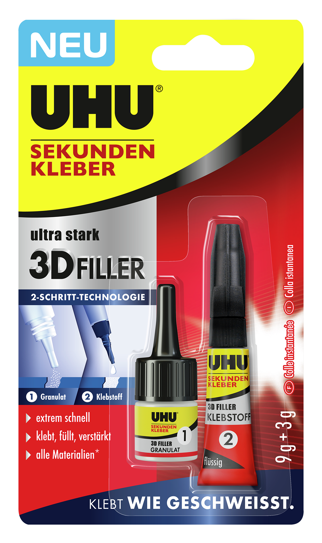 Sekundenkleber 3D Filler 9g 3g