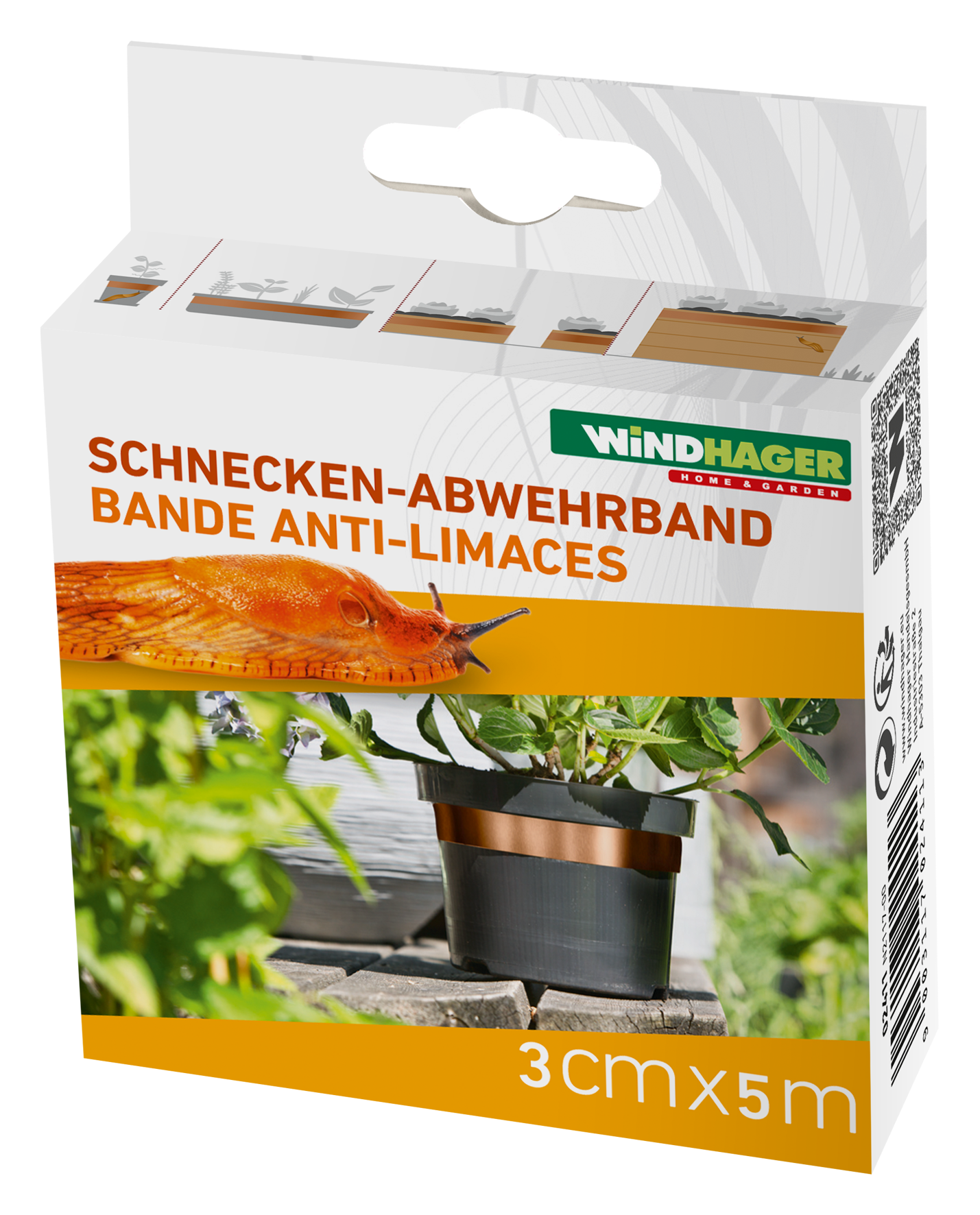 Schnecken-Abwehrband 3x500cm